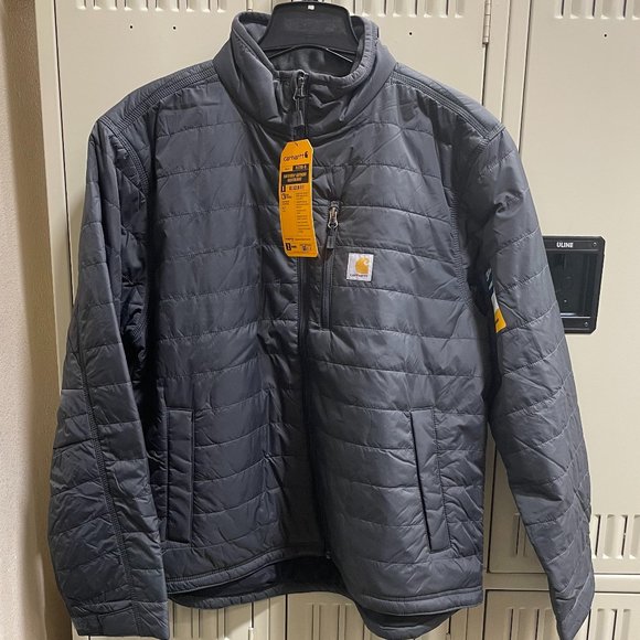 Carhartt Men's Rain Defender Insulated Rain Jacket NWT - Picture 1 of 4